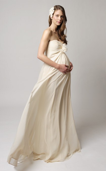 wedding dresses for pregnant brides