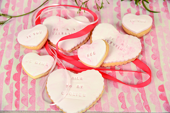 Wedding heart biscuits recipe