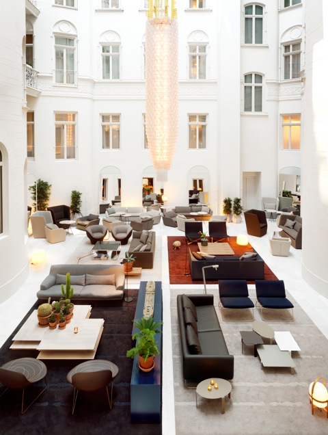 Nobis Hotel Lounge 3 High Scandinavian Honeymoon Ideas